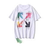 Off White T Shirt Ow round Neck Short Sleeve Unisex  Tshirt Casual Fashionable Owt