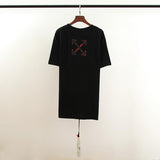 Off White T Shirt Simple Printed Men  Tshirt Owt Couple Wear Casual Large Size Loose Short Sleeve