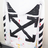 Off White Hoodie Autumn and Winter Ow Arrow Pullover Hoodie Sweater Coat Top Owt