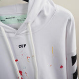 Off White Hoodie Autumn and Winter Ow Arrow Pullover Hoodie Sweater Coat Top Owt