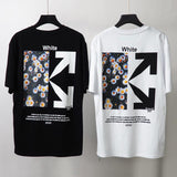 Off White T Shirt Summer Printed Casual Fashionable Short Sleeve Loose Tshirt Owt