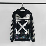 Off White Hoodie Pullover Sweater Cardigan Zipper Hooded Sweater Unisex Coats Owt