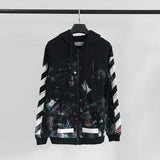 Off White Hoodie Pullover Sweater Cardigan Zipper Hooded Sweater Unisex Coats Owt