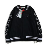Off White Casual Jacket Jacket Casual Men's Clothing Owt Printed