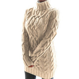 Sweater Dress Outfit With Tights 2 Piece Set Sweater Women's Knitwear Autumn Winter Vintage Twist Dress