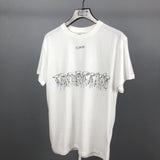 Off White T Shirt Spring/Summer Letter Print Men's Large Size Short Sleeve Owt Casual