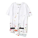 Off White T Shirt Arrow Short Sleeve Tshirt Casual Men's Clothing Owt Unisex Plus Size