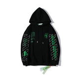 Off White Hoodie Autumn Winter Sweater Pullover Hoodie Plus Size Casual Fashionable Owt