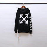Off White Hoodie Ow Hooded Sweater Wool Thickened Sweater Casual Clothing Owt