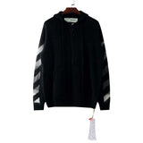 Off White Sweater Unisex Sweaters Head Sweater Hooded Zipper Sweater Coat Owt