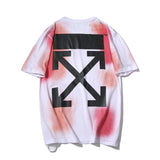 Off White T Shirt Men's Arrow ShortSleeved Tshirt Summer Casual Comfortable Plus Size Clothing Owt