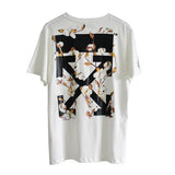 Off White T Shirt Printed Men's OW Casual Fashionable Short Sleeve Tshirt Owt
