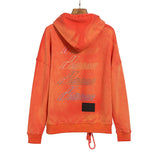 We11done Hoodie Autumn Color Loose Men's and Women's Hooded Sweater