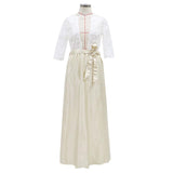 Women Lace Wedding Dress Bow Lace-up Backless Tutu Dress