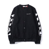 off white sweatshirts Spring Summer Unisex FleeceLined Casual Cardigan Casual Plus Size Owt