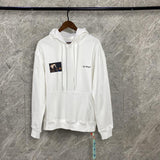 Off White Pullover Hoodie Plus Size Sweater Owt Casual Fashionable Clothing