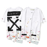 Off White T Shirt Arrow Short Sleeve Tshirt Casual Men's Clothing Owt Unisex Plus Size