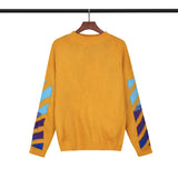Off White Winter Sweaters Autumn and Winter Arrow Mohair Knitted Sweater