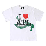 NAV Good Intentions Male and Female Large Size Retro Sports Leisure Comfortable Short Sleeve T-shirt