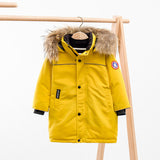 Kids Winter Coats Puffer Jacket down Coat Children's down Jacket Men's Big Fur Collar Children's Western Style