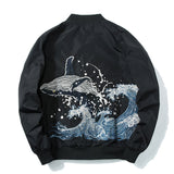 Varsity Jacket Embroidered Coat