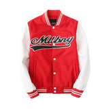 Yankees Letter Jacket Baseball Uniform Casual Patchwork Leather with Embroidery Men's and Women's Coats Jacket