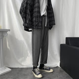 Men Suit Pants Straight-Leg Pants Draping Loose All-Match Casual