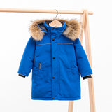 Kids Winter Coats Puffer Jacket down Coat Children's down Jacket Men's Big Fur Collar Children's Western Style