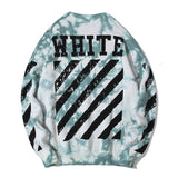 Off White Winter Fleece Sweatshirts Autumn and Winter round Neck Pullover Knitted Sweater