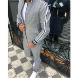 Men Tracksuit Set Jogging Suits Men's Sports and Leisure Suit Men's Outdoor Sportswear Jacket Trousers Two-Piece Suit
