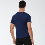 Moisture Wicking Shirts Men's Sports Short Sleeve Loose Casual Camouflage Wicking Workout Clothes