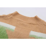 Off White Sweater Large Men Size Casual LongSleeved Warm Sweater for Women Owt