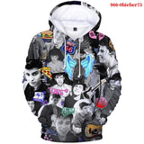 Justin Bieber Justice World Tour Hoodie Justin Bieber3d Pattern Full Color Hooded Sweater