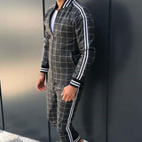 Men Tracksuit Set Jogging Suits Men's Sports and Leisure Suit Men's Outdoor Sportswear Jacket Trousers Two-Piece Suit