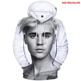 Justin Bieber Justice World Tour Hoodie Justin Bieber3d Pattern Full Color Hooded Sweater