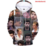 Justin Bieber Justice World Tour Hoodie Justin Bieber3d Pattern Full Color Hooded Sweater