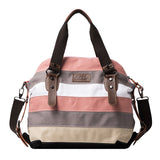 The Teacher Tote Canvas Women's Bag Shoulder Messenger Bag Women's Large Capacity Retro Patchwork Handbag