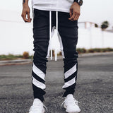 Stacking Jeans Slim Trouser Skinny Jean Casual Pants Men Autumn Running Exercise Pants
