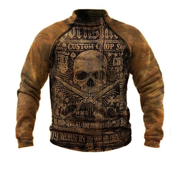 Tactics Style Men Sweatshirts & Hoodies Men's Vintage Sweater