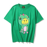 Justin Bieber Drew House Men Women Cotton Top T Shirt Summer Style Women Streetwear Men and Women Couple Bottoming Shirt Half Sleeve