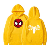 Men Spider Hoodie Spider-Man Comic Printed Fleece Hoodie