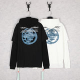 Off White Hoodie Ow Hooded Sweater Large Size Casual Men's Jacket Owt