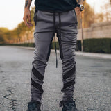 Stacking Jeans Slim Trouser Skinny Jean Casual Pants Men Autumn Running Exercise Pants