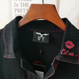 Spring and Autumn Leisure Denim Jacket Men's and Women's Tops plus Size Loose Sweater Men Denim Jacket
