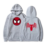 Men Spider Hoodie Spider-Man Comic Printed Fleece Hoodie