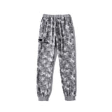 Shark Print Pant Digital Pixels Cotton Men's and Women's Same Camouflage Casual Trousers