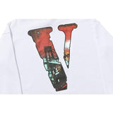 Vlone Hoodie Men's Hooded Sweater Men and Women Couple Coat