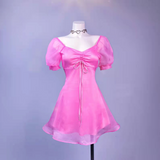 Mariah Carey Dress Retro Waist-Controlled Princess Dress Tulle Dress