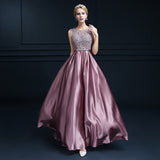 Prom Dresses Double-Shoulder Banquet Evening Dress Long Host Elegant Graceful Catwalk Waist-Tight Evening Dress for Women