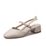 Nude Wide Fit Block Heels